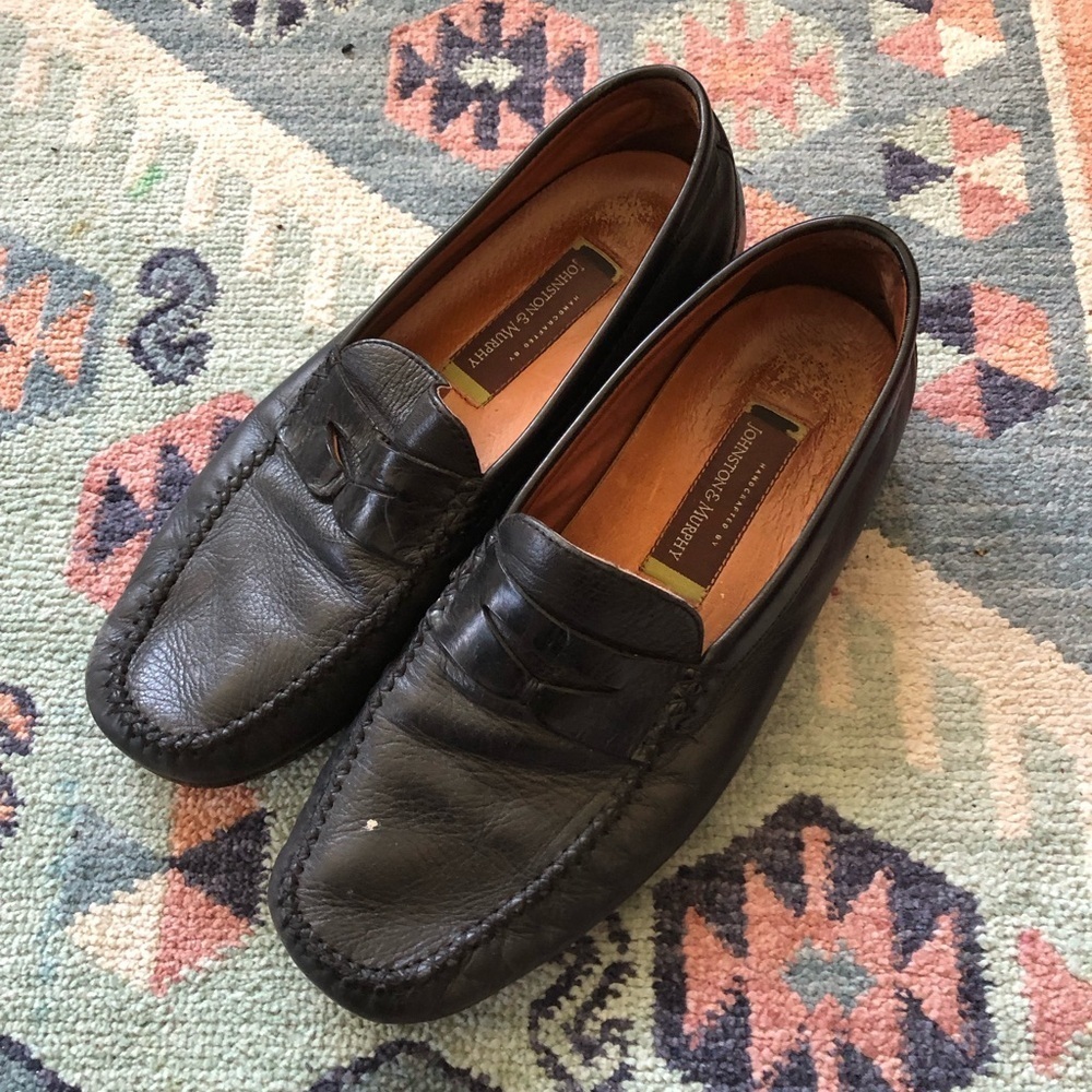 Johnson & Murphy Leather Loafers